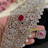 Pemium American Diamond Bridal Hipbelt-Queen Cut-G5762